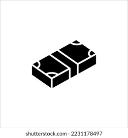 Vector de iconos de Dinero Dólar para web, computadora y aplicación móvil. ilustración vectorial sobre fondo blanco