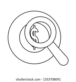 dollar money magnifier