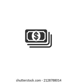 Dollar, money, premium quality flat icon. Vector logo concept for web graphics, EPS 10