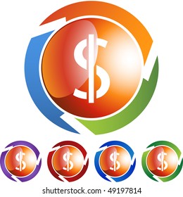 Signo de dinero en dólares