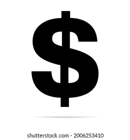 Dollar money symbol, business cash icon, save currency bank sign, vector illustration isolated background .