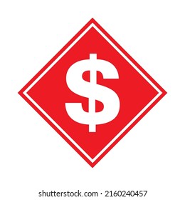 Dollar money symbol, business cash icon, save currency bank sign, vector illustration isolated background .