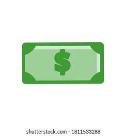 dollar money symbol vector illustration isolated on white background
