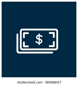 Dollar money vector icon