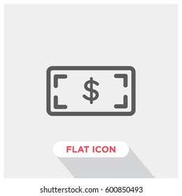 Dollar money vector icon