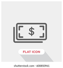 Dollar money vector icon