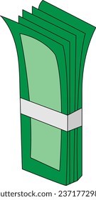 Dinero en dólares Imagen vectorial o clip art