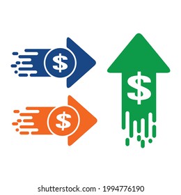 Dollar Money Vector Symbol Illustration