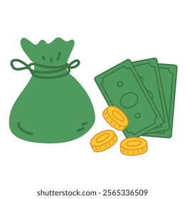 Dollar Money Wealth design illustration