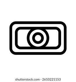 Dollar Note Icon Vector Symbol Design Illustration