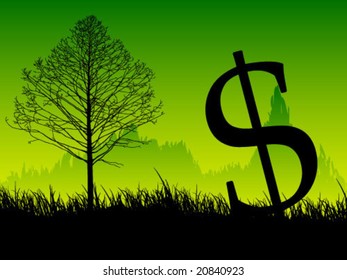 dollar on field