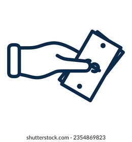 icono de pago en dólares adecuado para su diseño y web