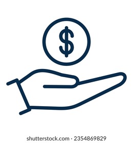 dollar payment icon suitable for your design and web