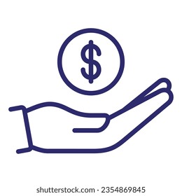 dollar payment icon suitable for your design and web