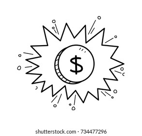 dollar performance doodle
