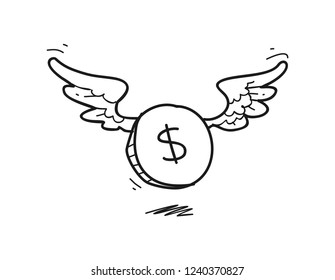 dollar performance hand drawn