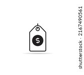 dollar price tag icon vector illustration
