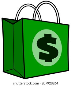 Dollar Shopping Bag