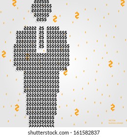 Dollar sign background 