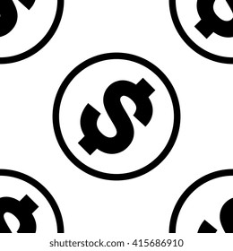 dollar sign background black modern monochrome trendy seamless simple