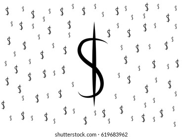Dollar sign for background - Illustration
Backgrounds, Currency, Dollar Sign, Finance, Hand draw