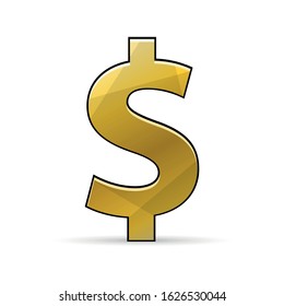 Dollar sign. Currency vector icon.