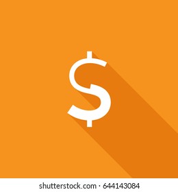 dollar sign financial line vector icon
