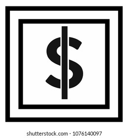 dollar sign icon