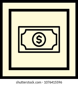 dollar sign icon
