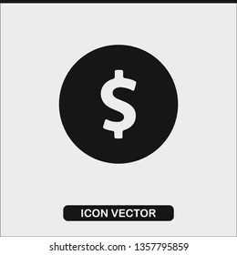 Dollar sign icon