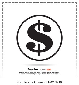 Dollar sign icon