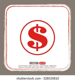 Dollar sign icon