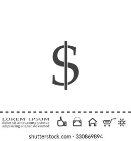 Dollar sign icon