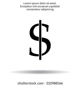 Dollar sign icon