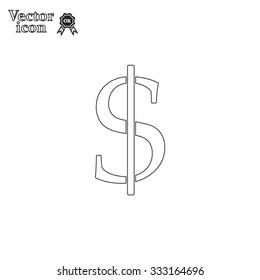 Dollar sign icon