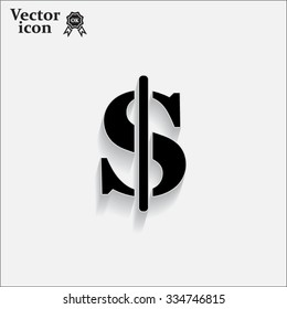 Dollar sign icon