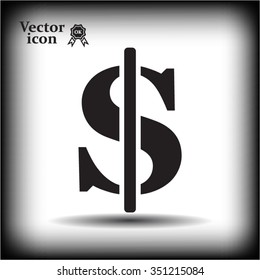 Dollar sign icon