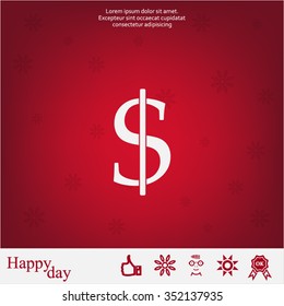 Dollar sign icon