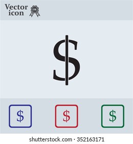 Dollar sign icon