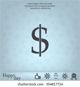 Dollar sign icon