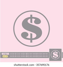 Dollar sign icon