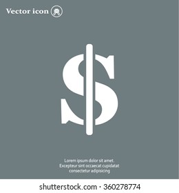 Dollar sign icon