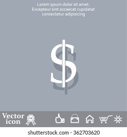 Dollar sign icon