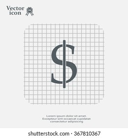 Dollar sign icon