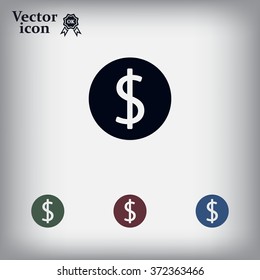 Dollar sign icon