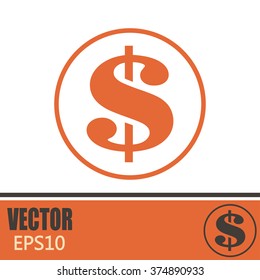Dollar sign icon