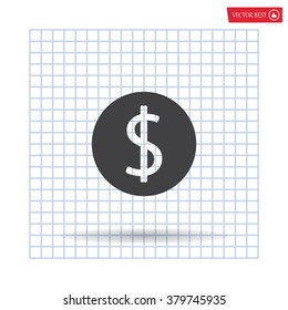 Dollar sign icon