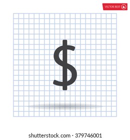 Dollar sign icon