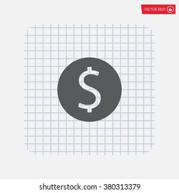 Dollar sign icon