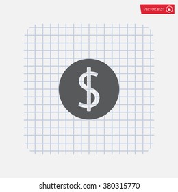 Dollar sign icon